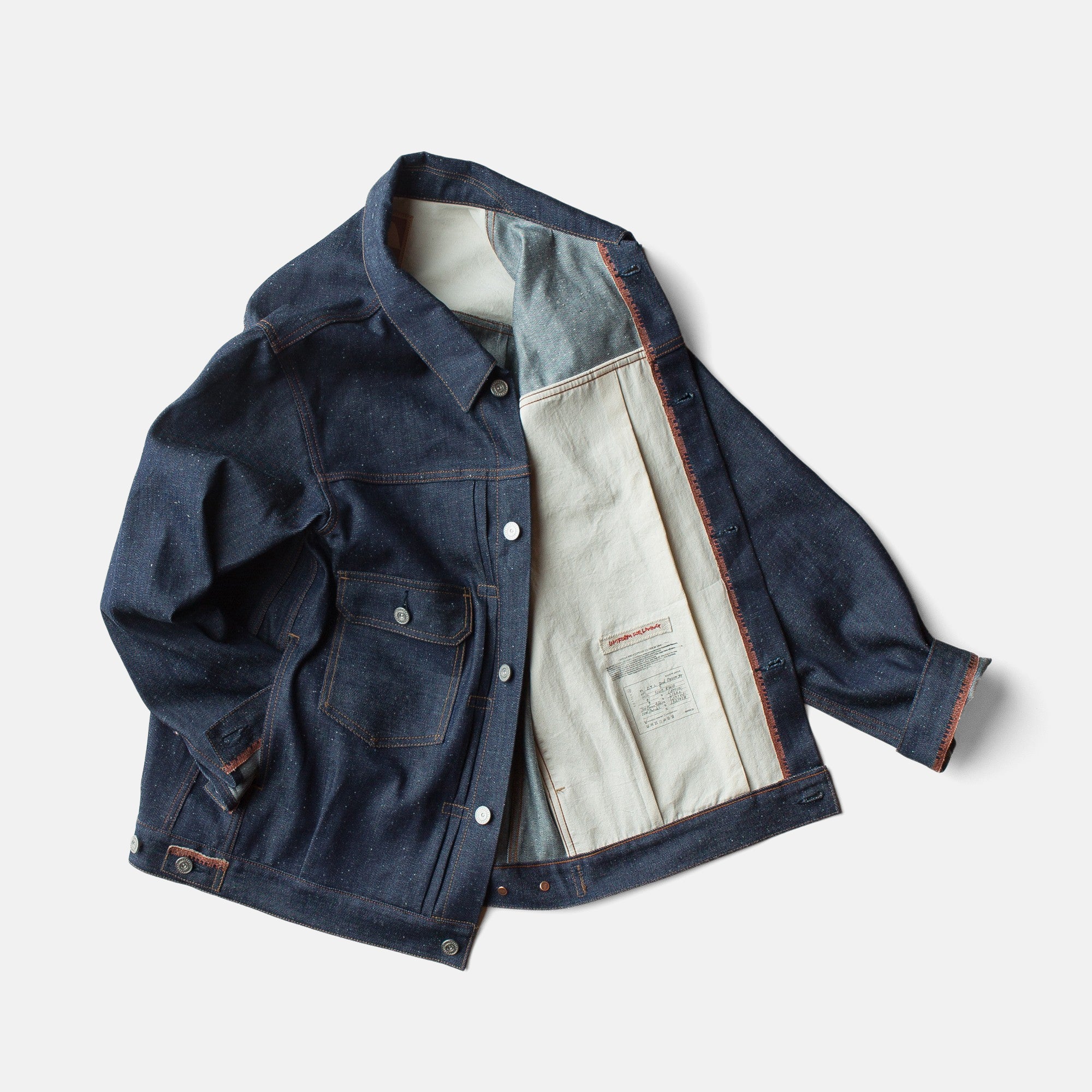 C.T.L NEO TYPE 2nd DENIM JACKET -BENGARA (INDIAN RED) / WASHED INDIGO