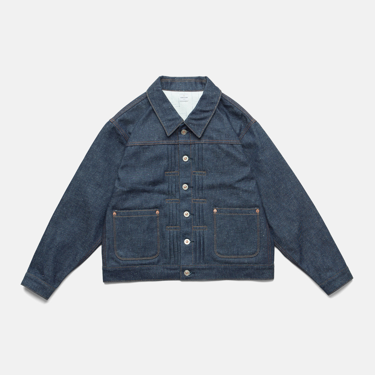 C.T.L STANDARD DENIM JACKET-BINGO FUSHIORI - SOLID RIGID (NON WASH ...