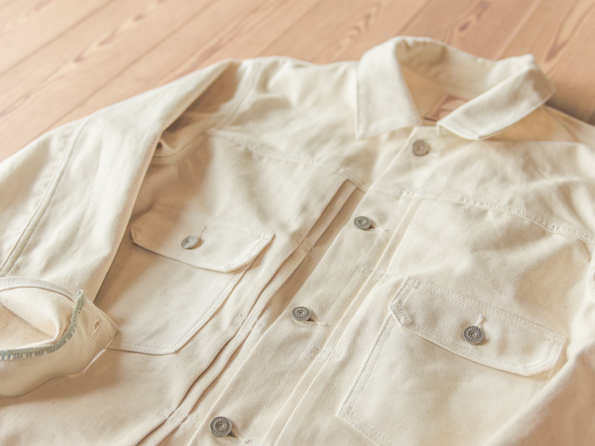 ジャケット・アウター COMOLI 14AW Wool Linen Jacket-Indigo/2 COMOLI 14AW Wool Linen Jacket-Indigo/2