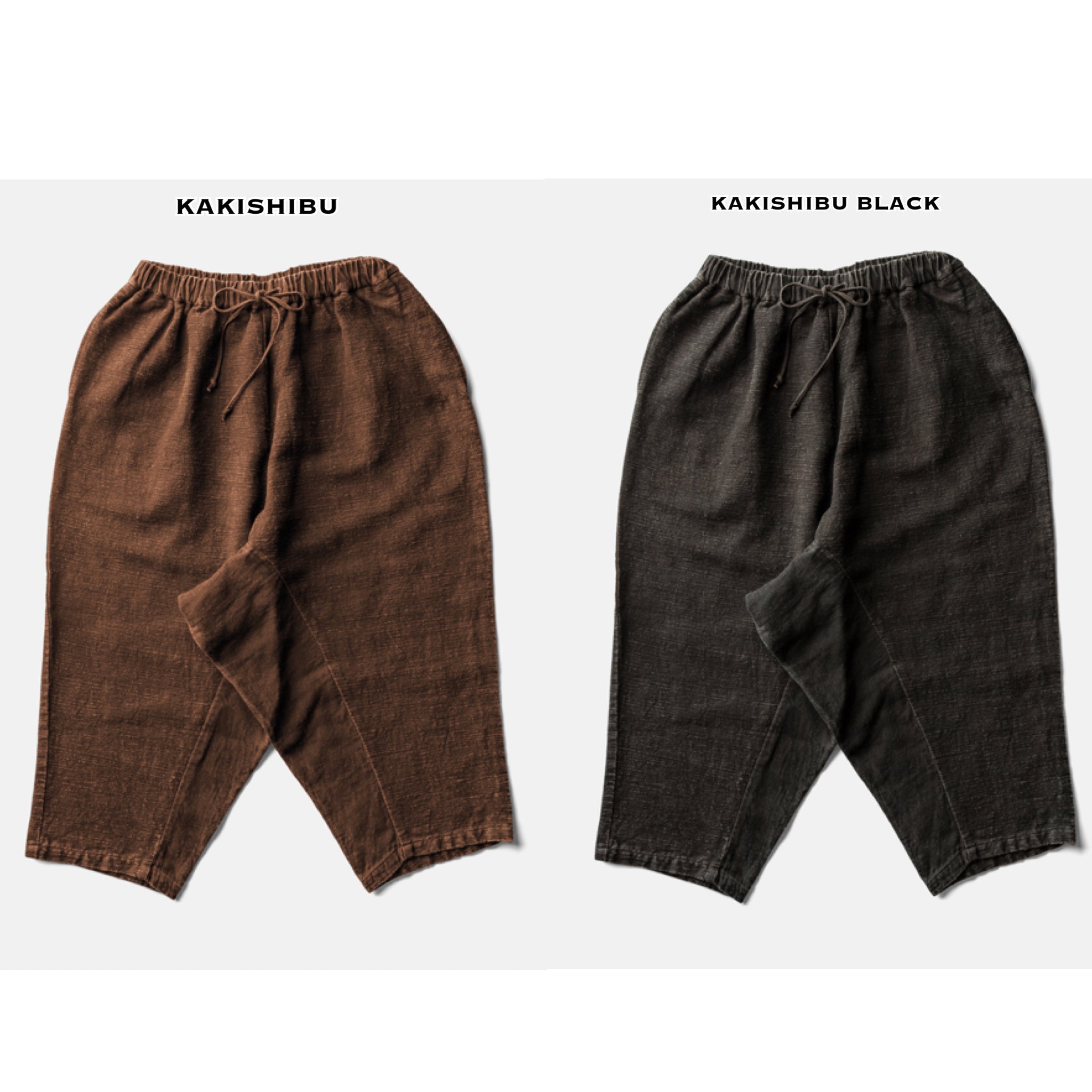パンツ COTTLE YAMABAKAMA COMFORT PANTS YAMABAKAMA COMFORT PANTSーKAKISHIBU BLACK – COTTLE WEB SHOP