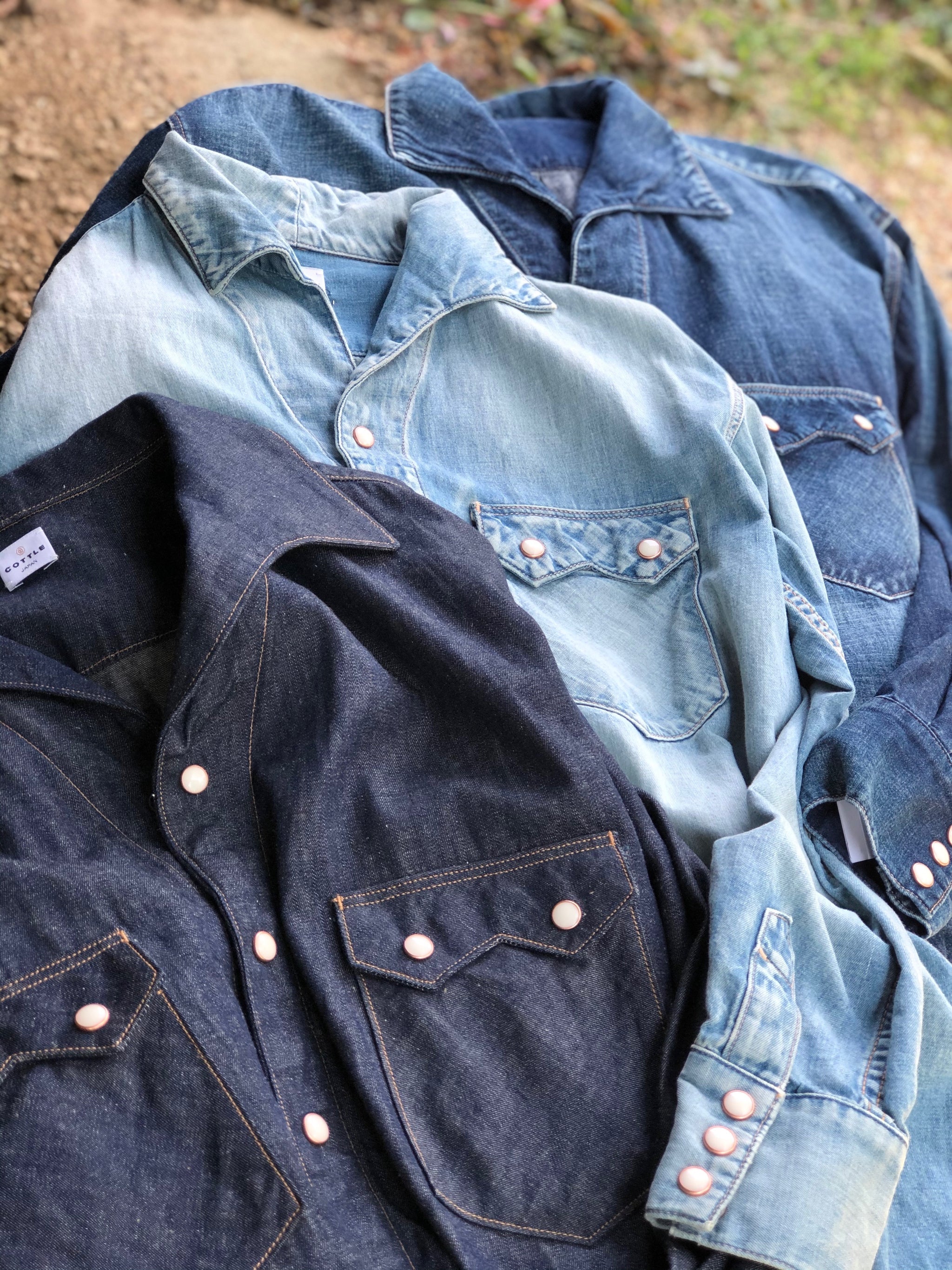 [ JEANS] Linen Denim Shirt ★人気★ IMG_8687_2048x.jpg?v=1595056542