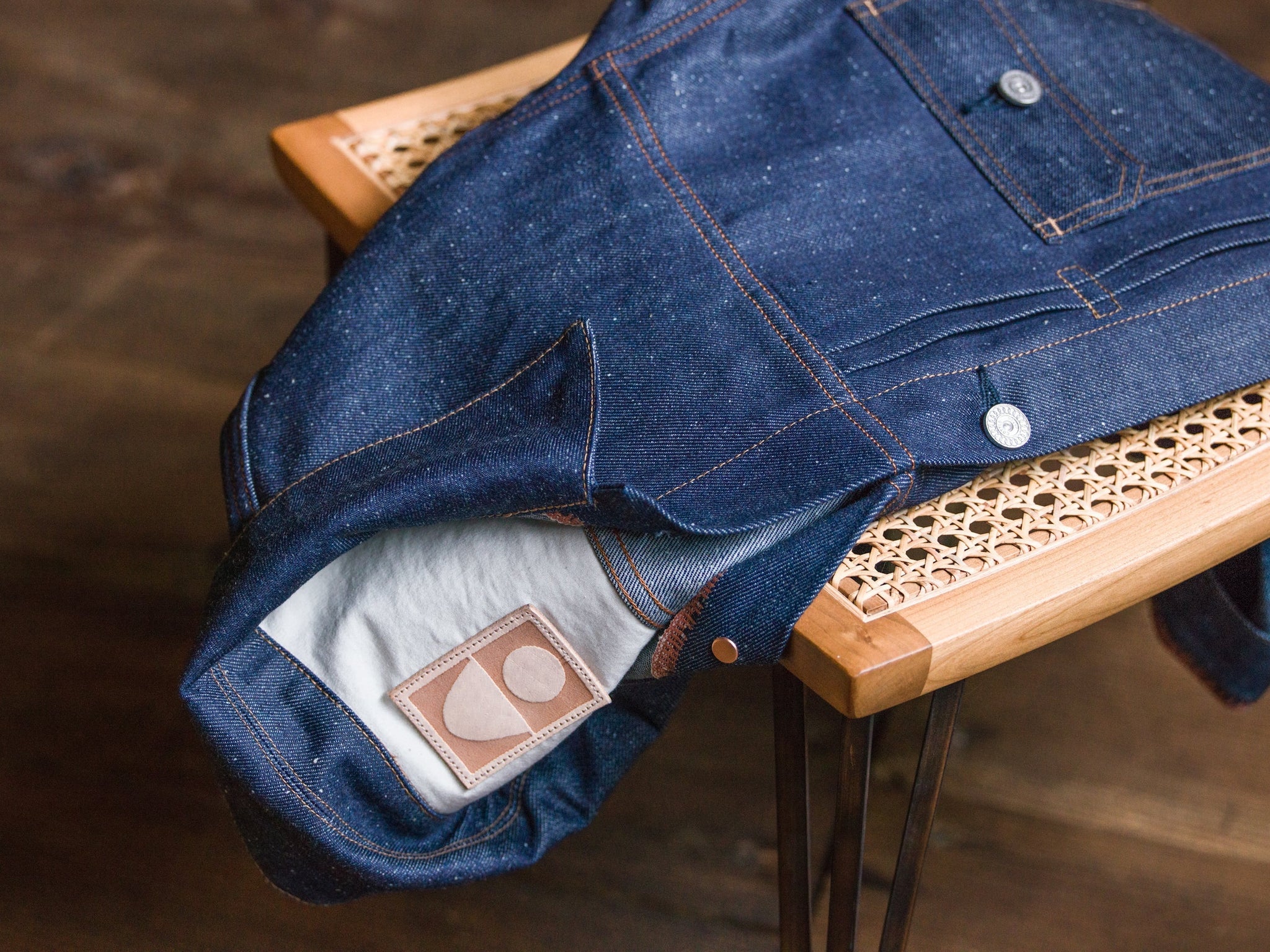 C.T.L NEO TYPE 2nd DENIM JACKET -BENGARA (INDIAN RED) / DARK