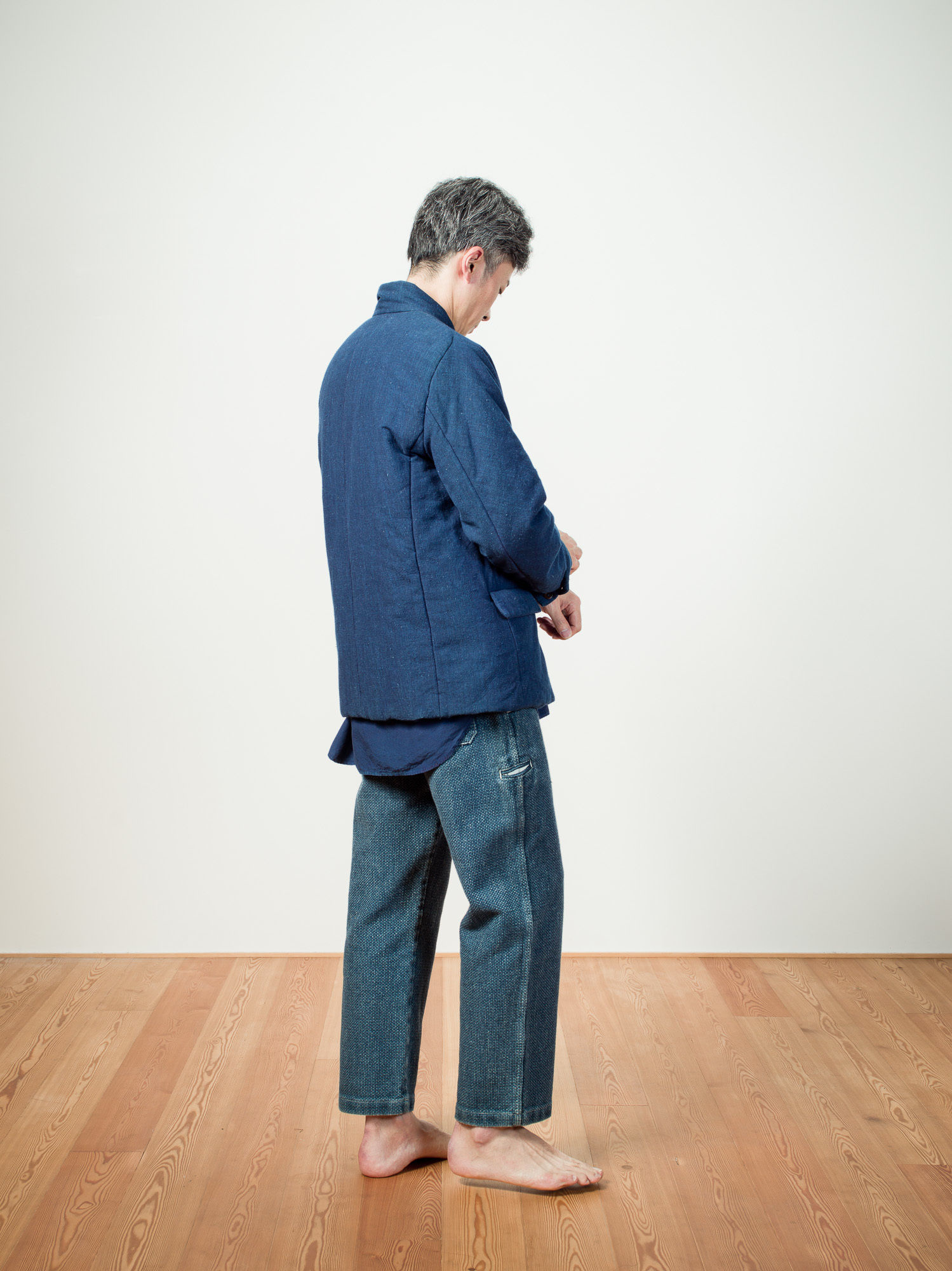 GARABOU WOOL PADDING ZEN JACKET-AUTHENTIC INDIGO – COTTLE WEB SHOP