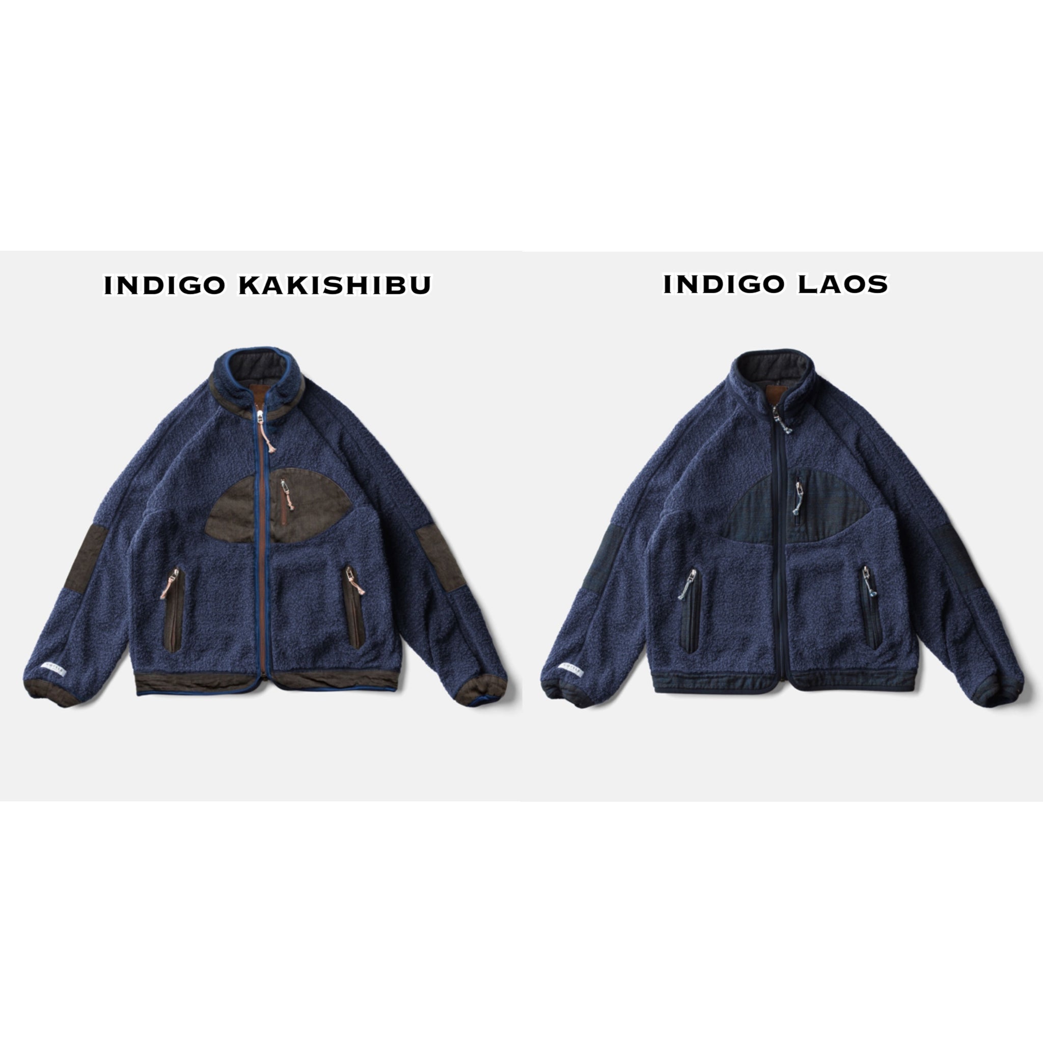 SUNSET PILE JACKET - INDIGO LAOS – COTTLE WEB SHOP