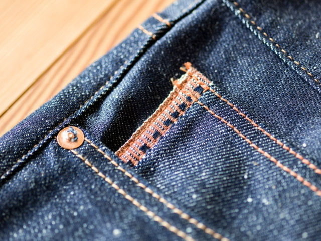 C.T.L SLIM STRAIGHT DENIM PANTS-BENGARA(INDIAN RED) / WASHED