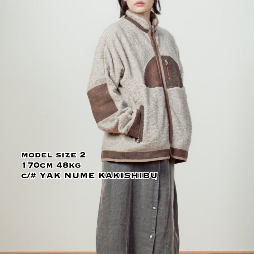 SUNSET PILE JACKET - YAK SUMI INDIGO LAOS – COTTLE WEB SHOP