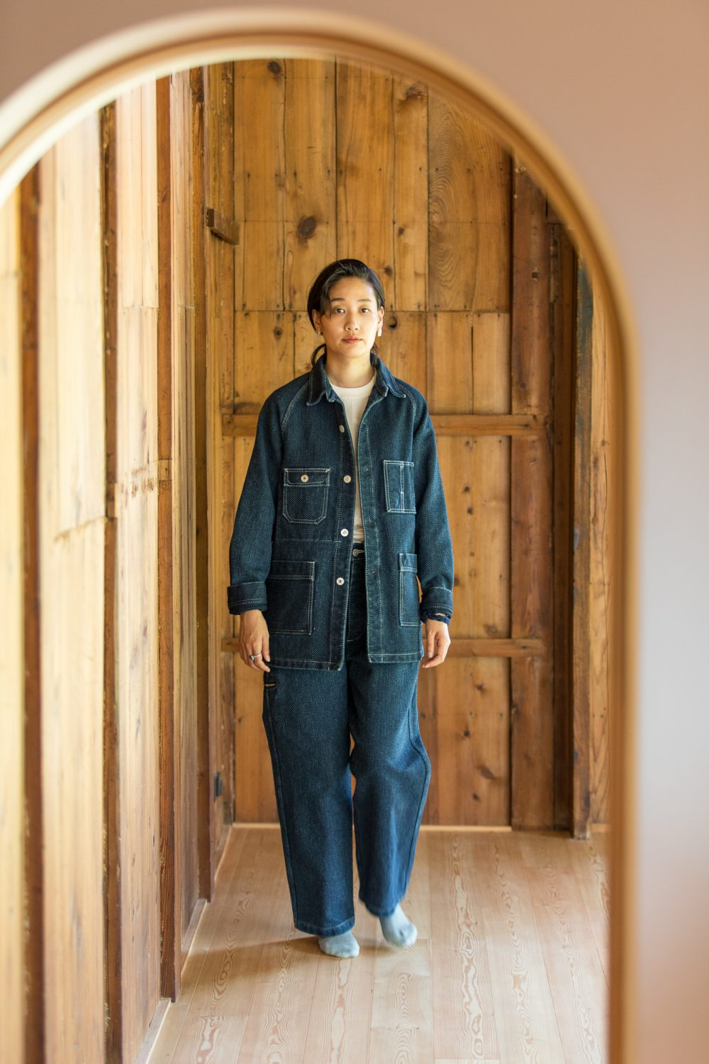 MOTHER SASHIKO PANTS- INDIGO – COTTLE WEB SHOP
